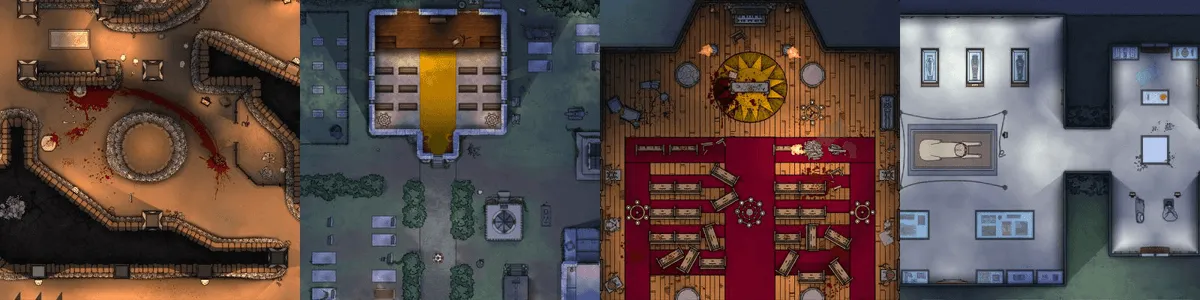Check out my modern maps for Cthulhu RPG